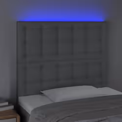 VidaXL 3122832 tête de lit et pied de lit Gris clair