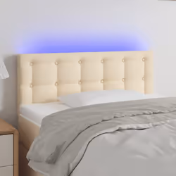 VidaXL 3122853 tête de lit et pied de lit Crème