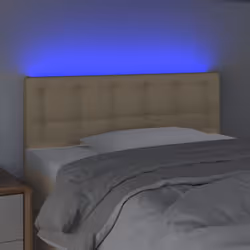 VidaXL 3122877 tête de lit et pied de lit Crème