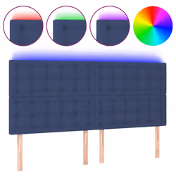 VidaXL 3122886, Bleu, Polyester, Bois, 2000 mm, 118 cm, 128 cm, 50 mm