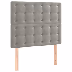 VidaXL 3122894 tête de lit et pied de lit Gris clair - Vue supplémentaire 4