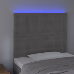 VidaXL 3122906 tête de lit et pied de lit Gris clair