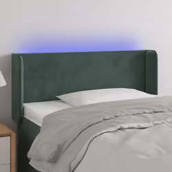 VidaXL 3122989 tête de lit et pied de lit Vert foncé