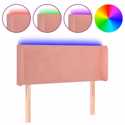 VidaXL 3123027, Rose, Polyester, Bois, 2030 mm, 78 cm, 88 cm, 160 mm