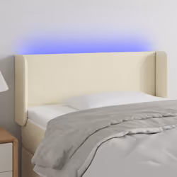 VidaXL 3123042 tête de lit et pied de lit Crème