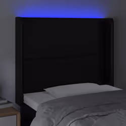 VidaXL 3123046 tête de lit et pied de lit Noir - Vue supplémentaire 4