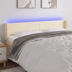 VidaXL 3123054 tête de lit et pied de lit Crème - Vue supplémentaire 2