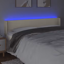 VidaXL 3123054 tête de lit et pied de lit Crème - Vue supplémentaire 4