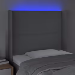 VidaXL 3123110 tête de lit et pied de lit Gris clair - Vue supplémentaire 4