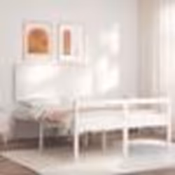 vidaXL Tête de lit à LED Marron foncé 183x16x78/88 cm Tissu