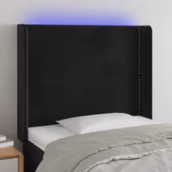 VidaXL 3123134 tête de lit et pied de lit Noir