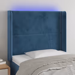 VidaXL 3123160 tête de lit et pied de lit Bleu foncé