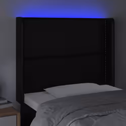 VidaXL 3123180 tête de lit et pied de lit Noir - Vue supplémentaire 4
