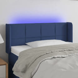 vidaXL Tête de lit à LED - Bleu