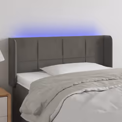VidaXL 3123267 tête de lit et pied de lit Gris foncé