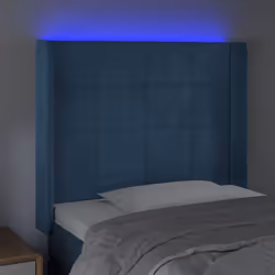 VidaXL 3123282 tête de lit et pied de lit Bleu foncé - Vue supplémentaire 4