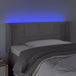 VidaXL 3123284 tête de lit et pied de lit Gris clair - Vue supplémentaire 4