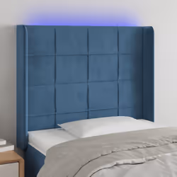 VidaXL 3123306 tête de lit et pied de lit Bleu foncé