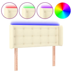 VidaXL 3123322 tête de lit et pied de lit Crème