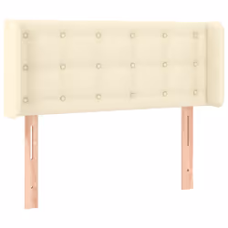 VidaXL 3123322 tête de lit et pied de lit Crème