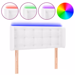 VidaXL 3123345, Blanc, Coton, Polyester, Polyvinyl chloride (PVC), 2030 mm, 78 cm, 88 cm, 160 mm