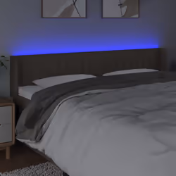 VidaXL 3123500 tête de lit et pied de lit Taupe - Vue supplémentaire 4