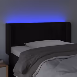 VidaXL 3123506 tête de lit et pied de lit Noir - Vue supplémentaire 4