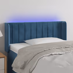 VidaXL 3123514 tête de lit et pied de lit Bleu foncé