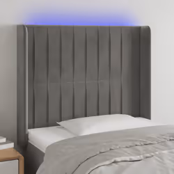 VidaXL 3123516 tête de lit et pied de lit Gris clair