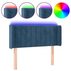 VidaXL 3123520 tête de lit et pied de lit Bleu foncé
