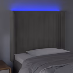 VidaXL 3123522 tête de lit et pied de lit Gris clair - Vue supplémentaire 4