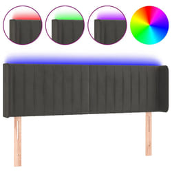 VidaXL 3123523 tête de lit et pied de lit Gris foncé