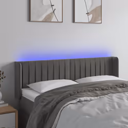 VidaXL 3123523 tête de lit et pied de lit Gris foncé