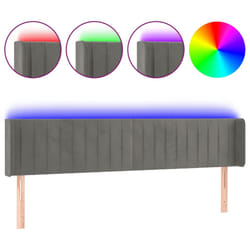 VidaXL 3123529 tête de lit et pied de lit Gris foncé