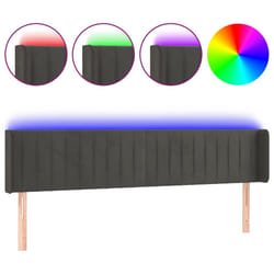 VidaXL 3123535 tête de lit et pied de lit Gris foncé