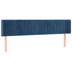 VidaXL 3123544 tête de lit et pied de lit Bleu foncé