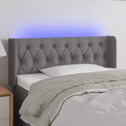 VidaXL 3123555 tête de lit et pied de lit Gris foncé