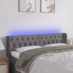 VidaXL 3123579 tête de lit et pied de lit Gris foncé