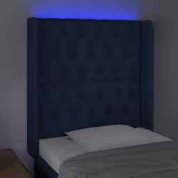 VidaXL 3123592 tête de lit et pied de lit Bleu - Vue supplémentaire 4
