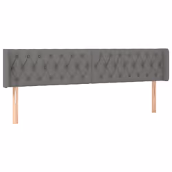 VidaXL 3123595 tête de lit et pied de lit Gris foncé