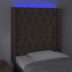 VidaXL 3123598 tête de lit et pied de lit Taupe - Vue supplémentaire 4