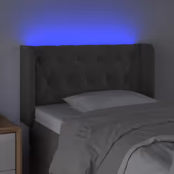 VidaXL 3123603 tête de lit et pied de lit Gris foncé - Vue supplémentaire 4