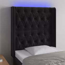 VidaXL 3123604 tête de lit et pied de lit Noir