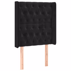 VidaXL 3123604 tête de lit et pied de lit Noir