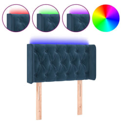 VidaXL 3123606 tête de lit et pied de lit Bleu foncé