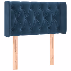 VidaXL 3123606 tête de lit et pied de lit Bleu foncé