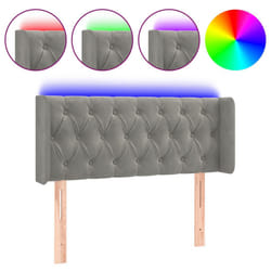 VidaXL 3123608 tête de lit et pied de lit Gris clair