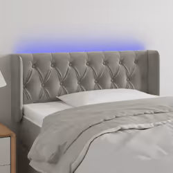 VidaXL 3123608 tête de lit et pied de lit Gris clair