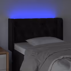 VidaXL 3123610 tête de lit et pied de lit Noir - Vue supplémentaire 4