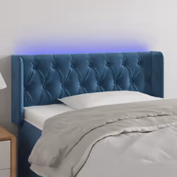 VidaXL 3123612 tête de lit et pied de lit Bleu foncé